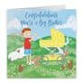 Congratulations You're A Big Brother New Baby Card Countryside